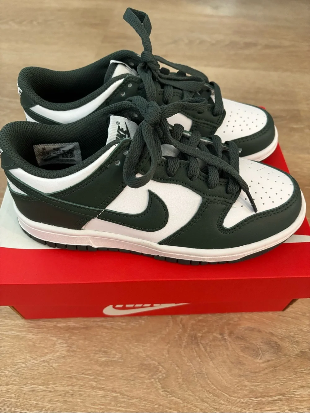 Nike Dunk Lows kids size 4 NEW!